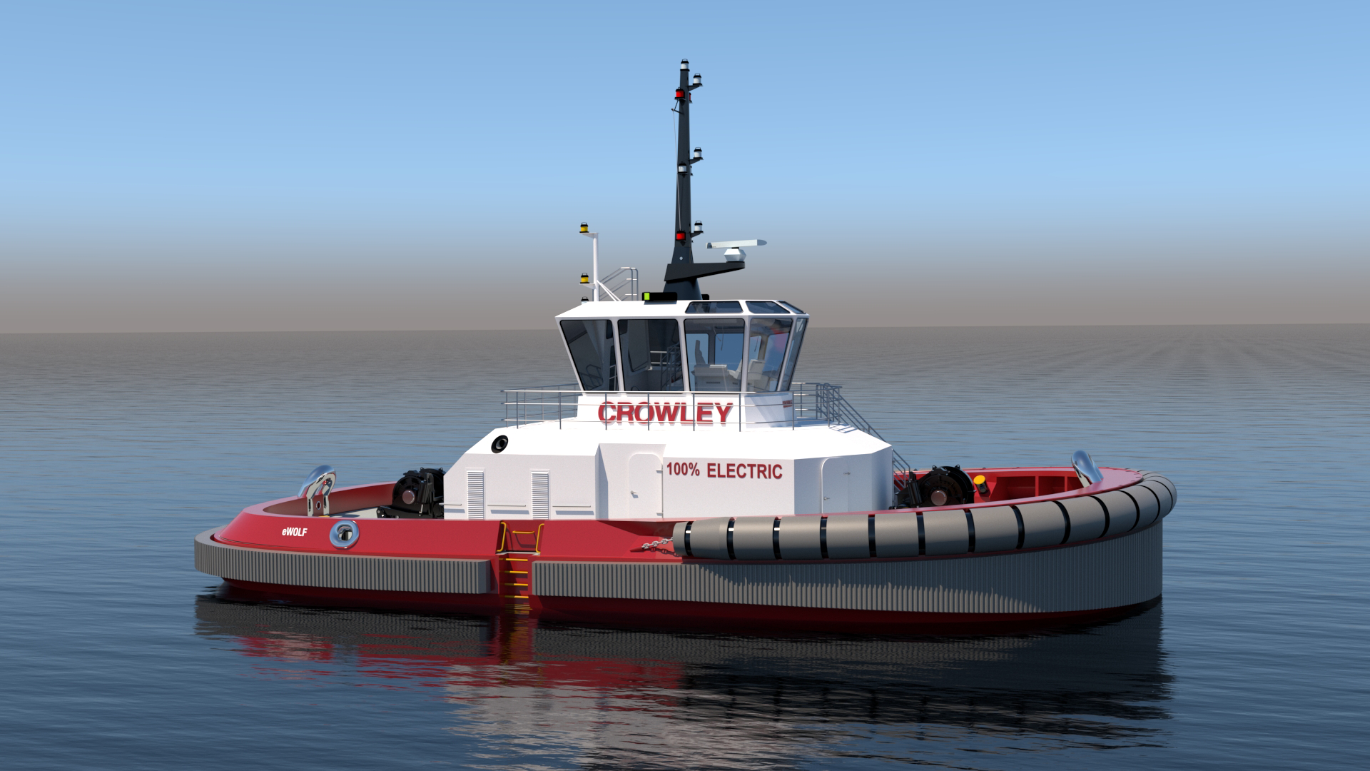 Crowley to build and operate the first fully electric US tugboat