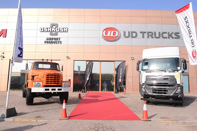 UD Trucks senior executives visit new Al Masaood service facility