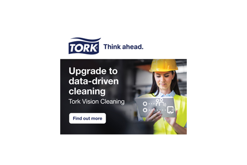 Tork makes the switch to Data-Driven Cleaning easier than ever with Tork Vision Cleaning Tork makes the switch to Data-Driven Cleaning easier than ever with Tork Vision Cleaning