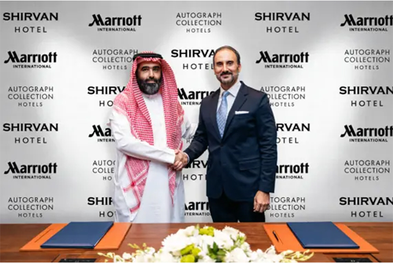 Manazel Al Naqaa Limited Company and Marriott International Sign Agreement